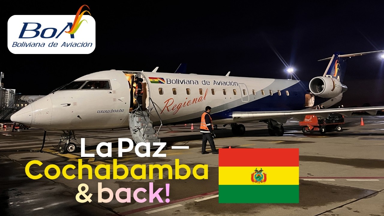BoA 🇧🇴 B737 & CRJ-200 | La Paz - Cochabamba - La Paz ✈