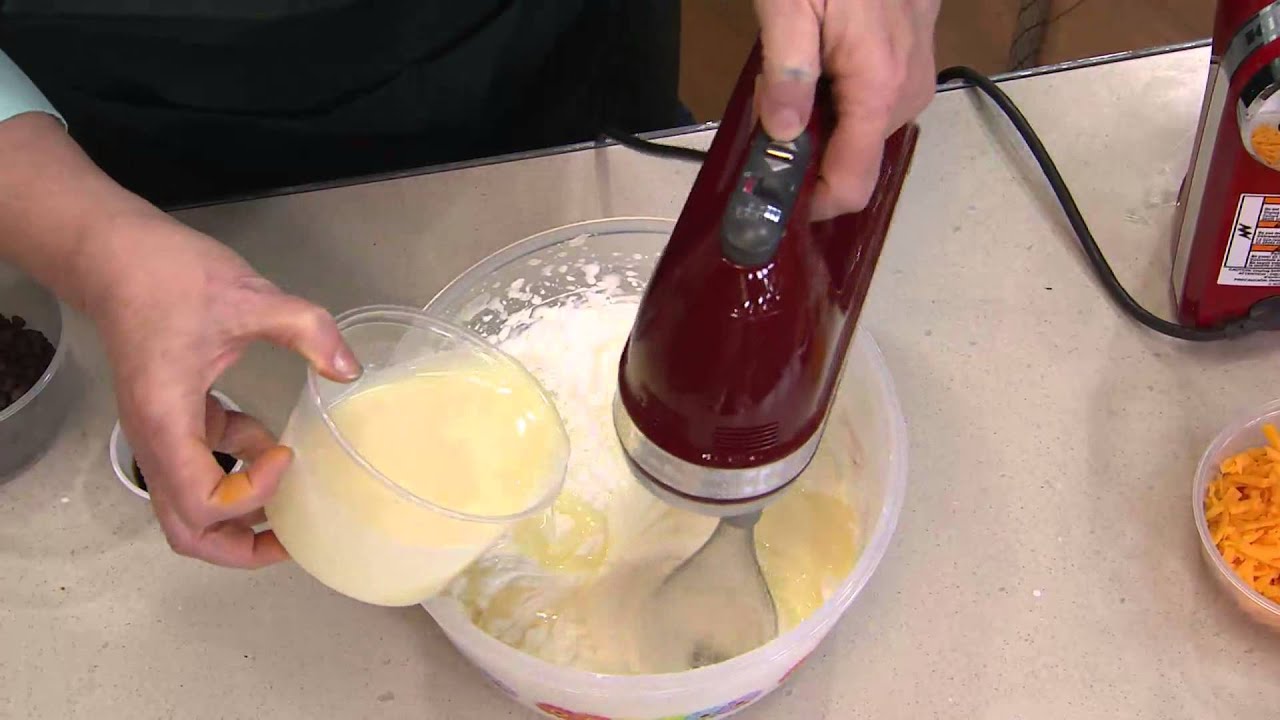 KitchenAid 9-speed Digital Hand Mixer w/ Wire Whisk & Blender Rod with David Venable