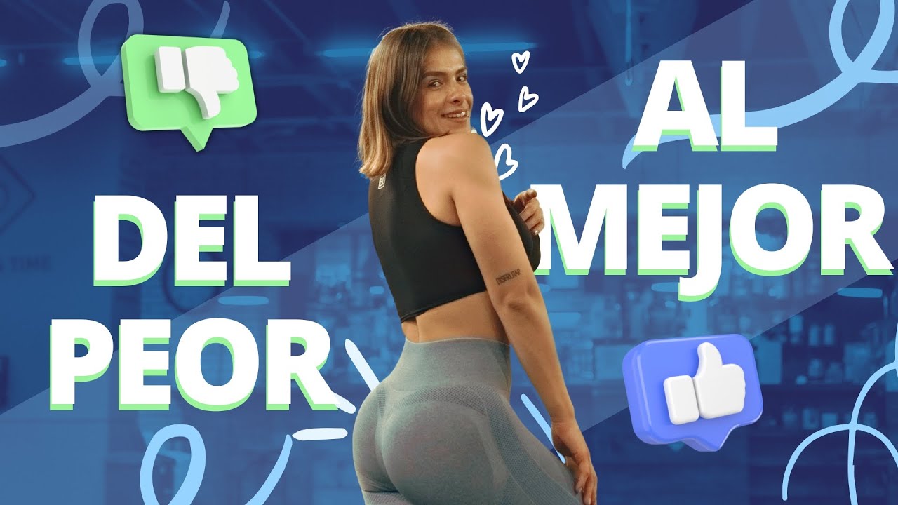 🍑GLÚTEOS en CASA🏠 DEL PEOR al MEJOR ejercicio.