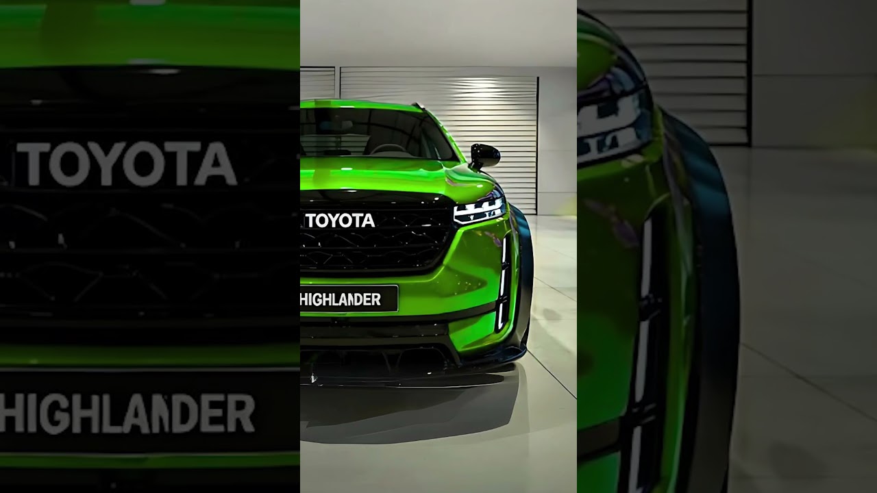 El Toyota Highlander 2026  #toyota #automobile #honda#shorts #toyotasuv