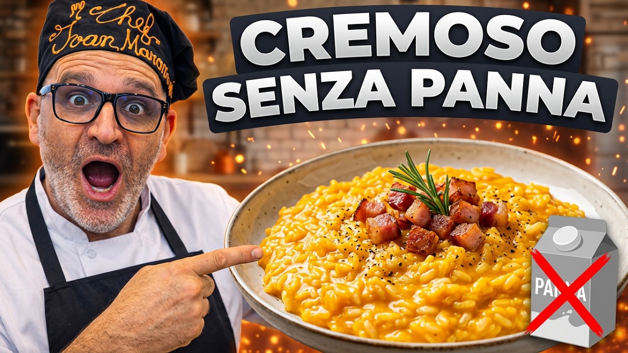 RISOTTO ZUCCA E SPECK: Il Segreto per farlo CREMOSO (Senza Panna!) 🎃🥓