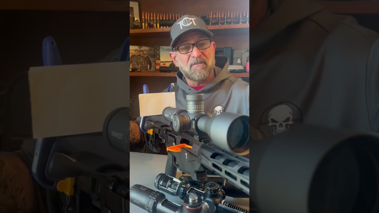 Setting up eye relief behind your scope #shorts