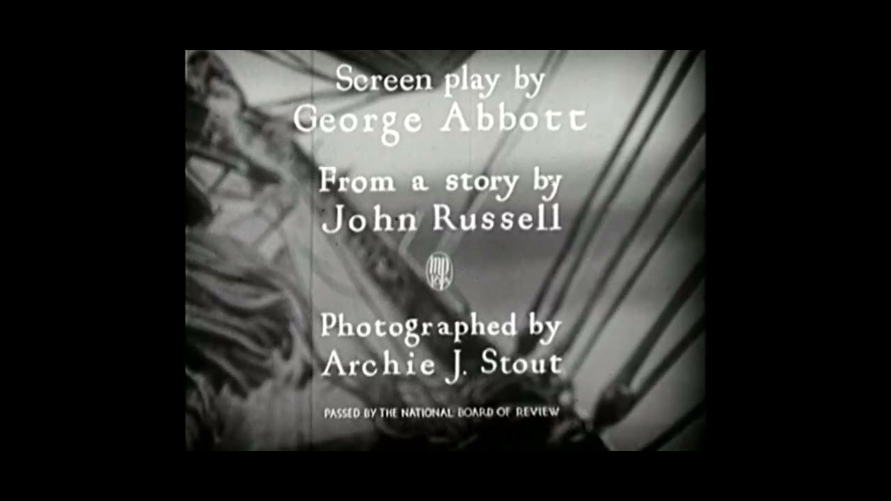 The Sea God (1930) Title Sequence Paramount Pictures 