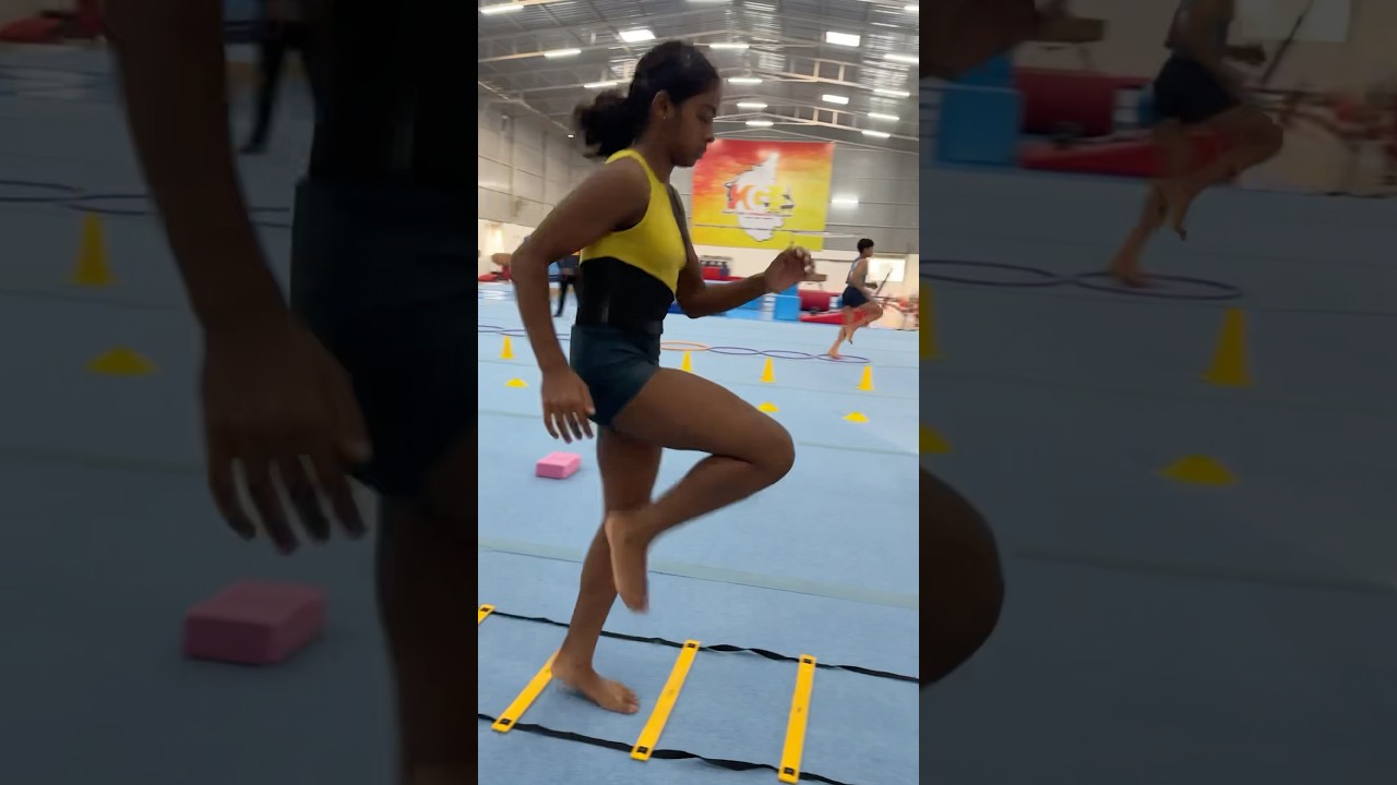 Running drills #gymnastics #flip #trampoline #acrobatics #sports #olympics #talent #training #salto