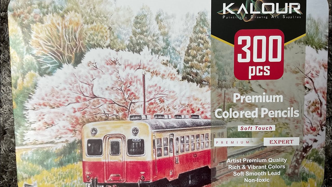 Kalour 300 coloured pencils: First Impressions | Adult Colouring