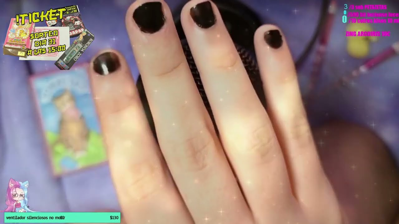 ASMR visual, tirada de cartas de ratot nya