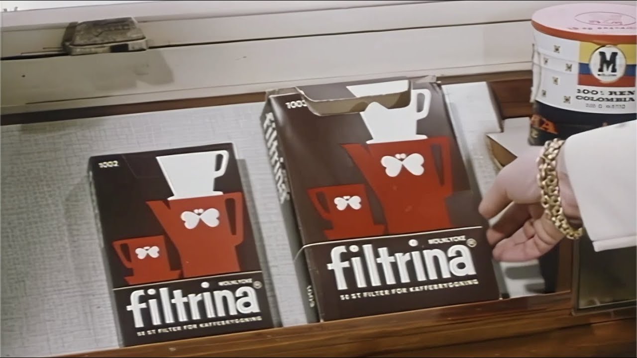 Reklam Filtrina kaffefilter och colombiakaffe (1967)
