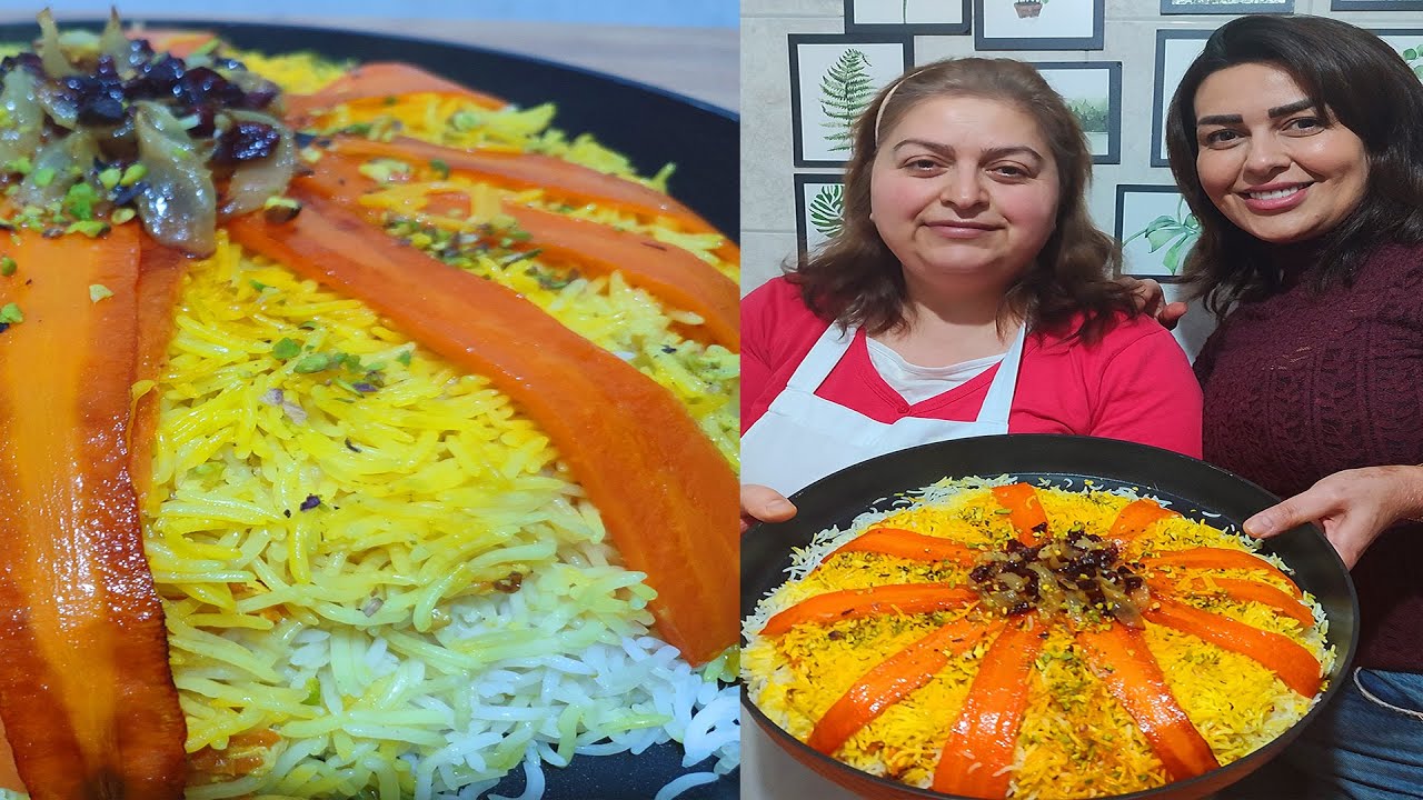 İRAN PİLAVI | IRANIAN ZERESHK POLO |RESİM TABLOSU GİBİ PİLAV YAPTIK #iranpilavı #pilavtarifi