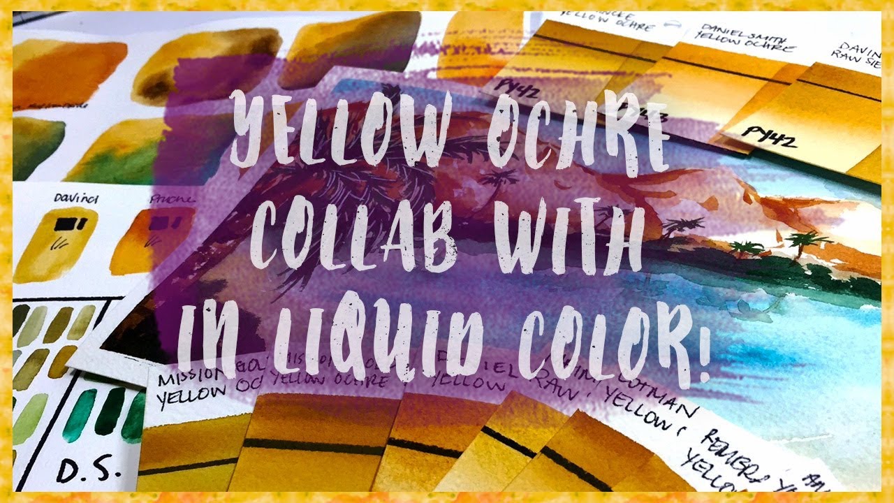 Yellow Ochre w/ In Liquid Color's Denise Soden | Pigment Spotlight (Video Swap)