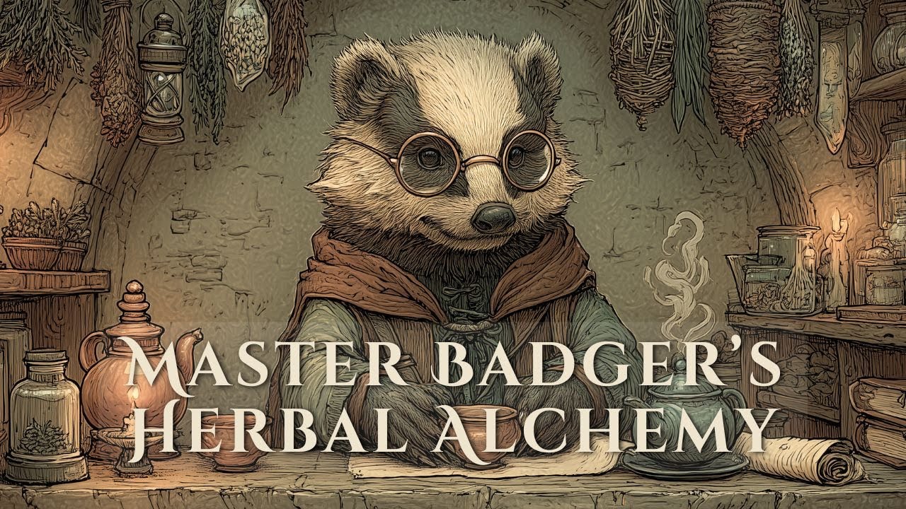 🍵 A Warm Herbal Tale for Evening Wanderers – Master Badger’s Celtic Fantasy Alchemy