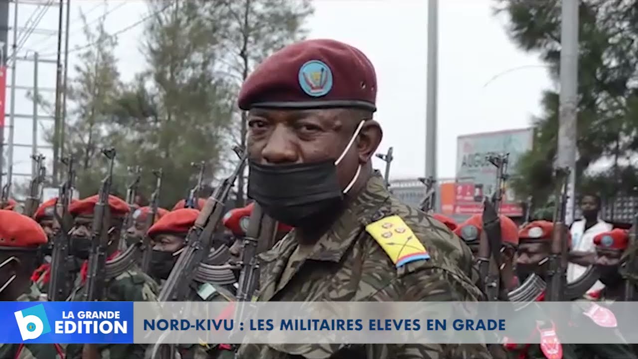 Nord-Kivu: Les militaires élevés en grade