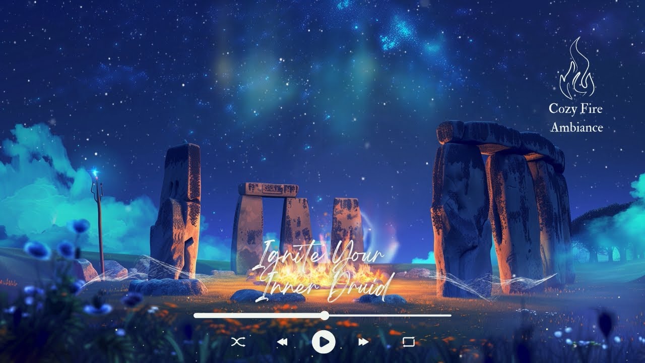 Ambiance Fireplace: Mystical Stonehenge Hearth