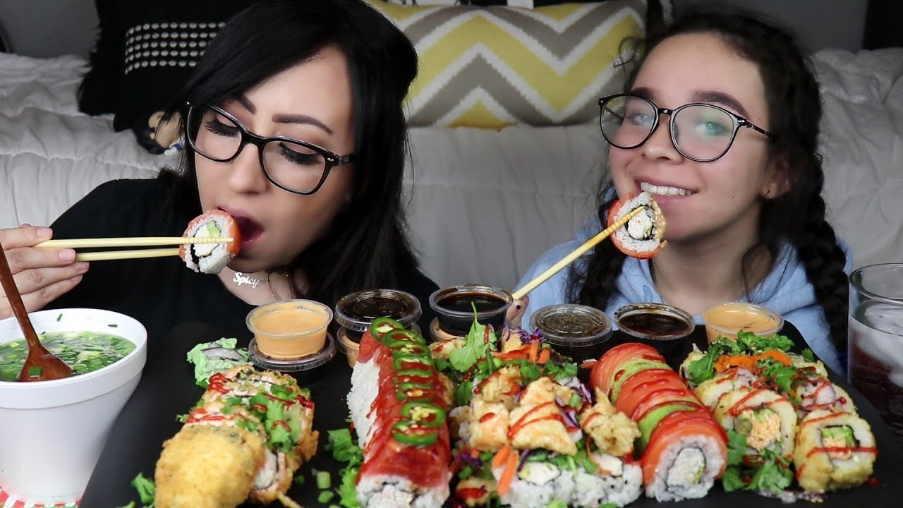 SUSHI MUKBANG | EATING SHOW