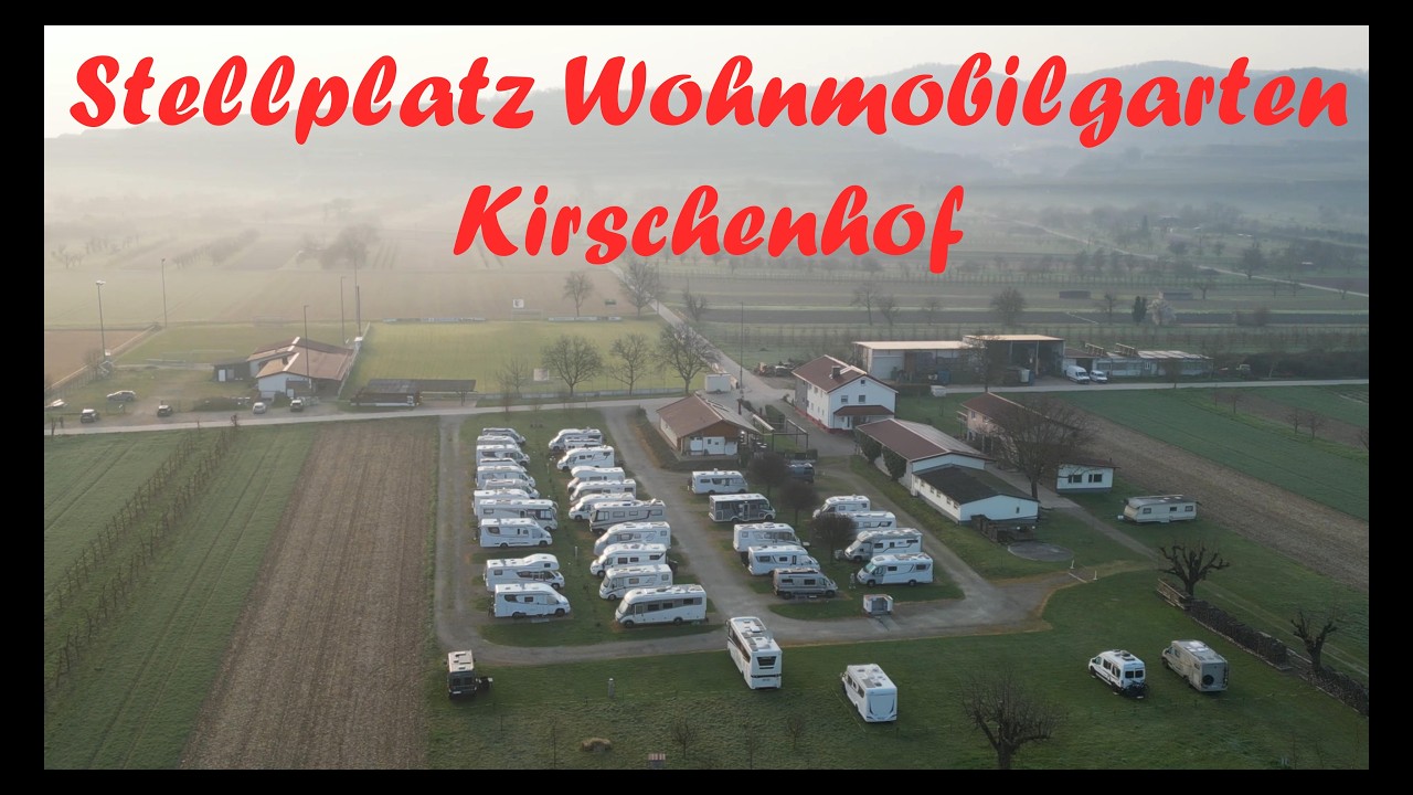 Stellplatz Kirschenhof Königschaffhausen Endingen Kaiserstuhl #Wohnmobil #Baden-Württemberg #