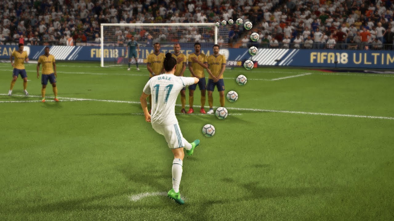 FIFA 18 All FREE KICKS TUTORIAL | TRIVELA, KNUCKLEBALL, DRIVEN, RABONA !