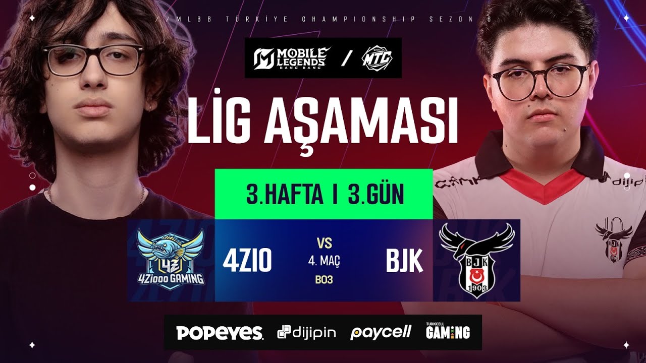 4ziooo Gaming vs Beşiktaş Esports | MTC 6. Sezon | Lig Aşaması | 3. Hafta 3. Gün | #YeniDönem #MTC