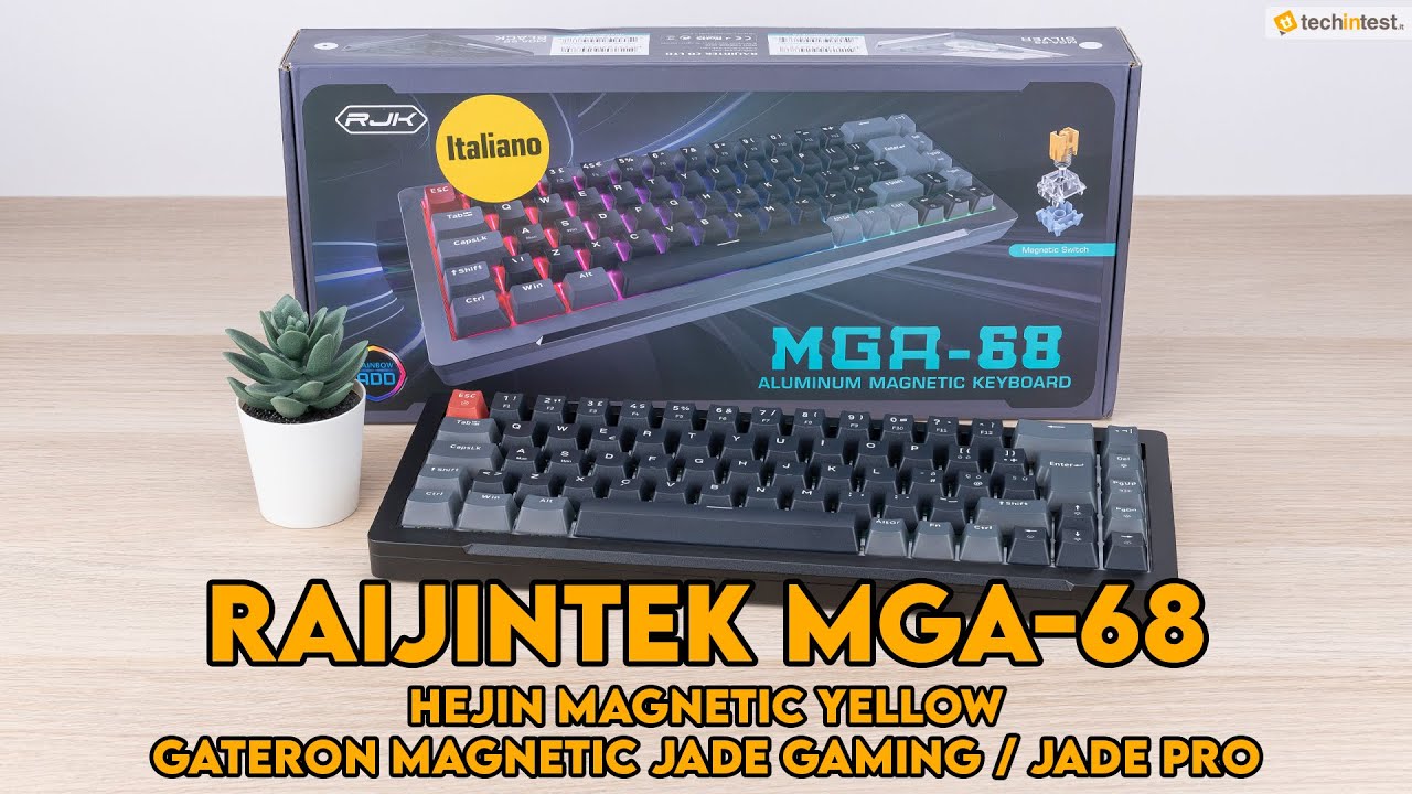 Raijintek MGA-68 ISO IT - Sound Test (Hejin Yellow, Gateron Jade Gaming, Gateron Jade Pro)