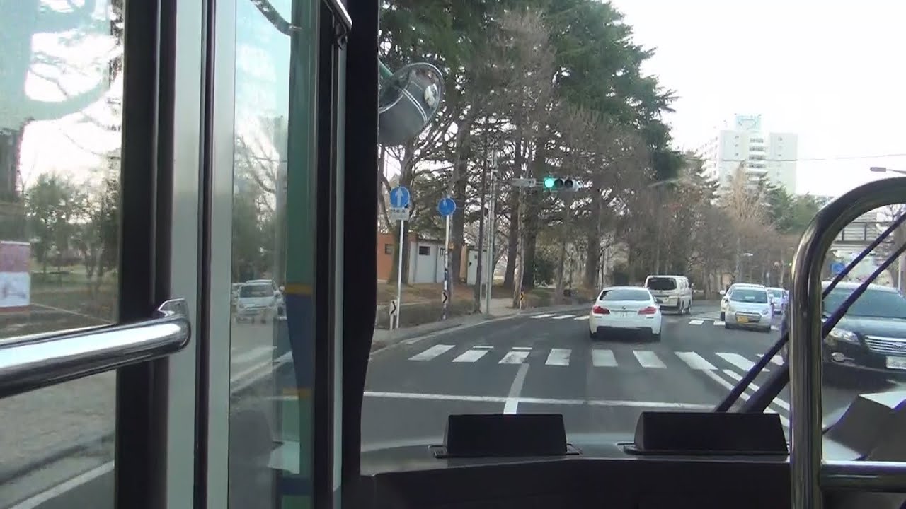 【仙台市営バス】 前面展望 X835系統 仙台駅→川内(営)