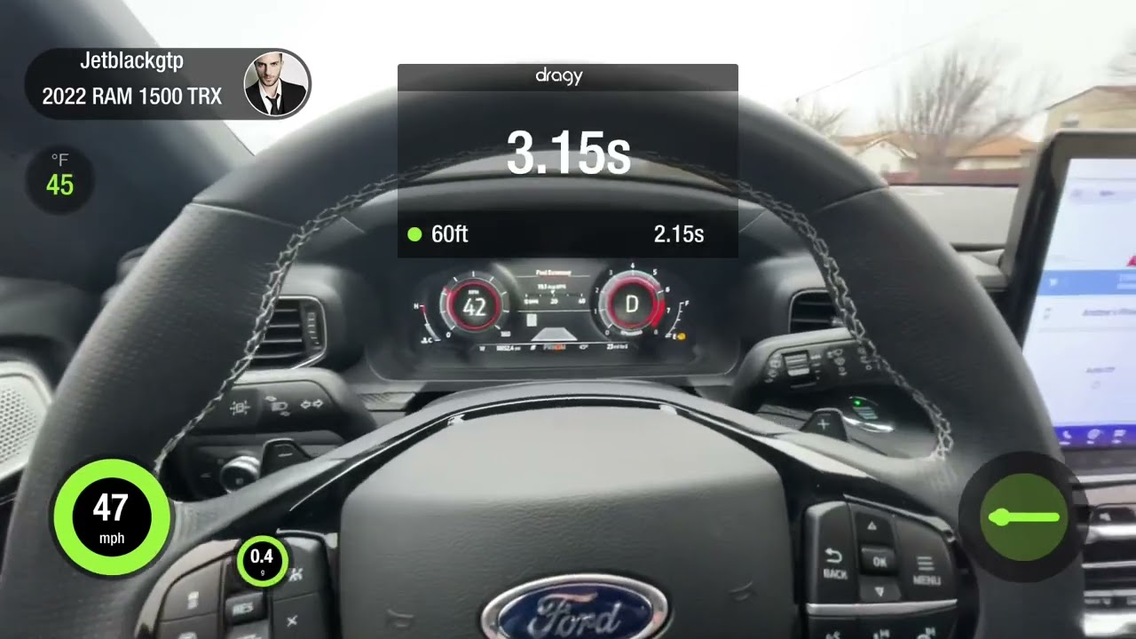 2021 Ford Explorer ST tuned 0-60