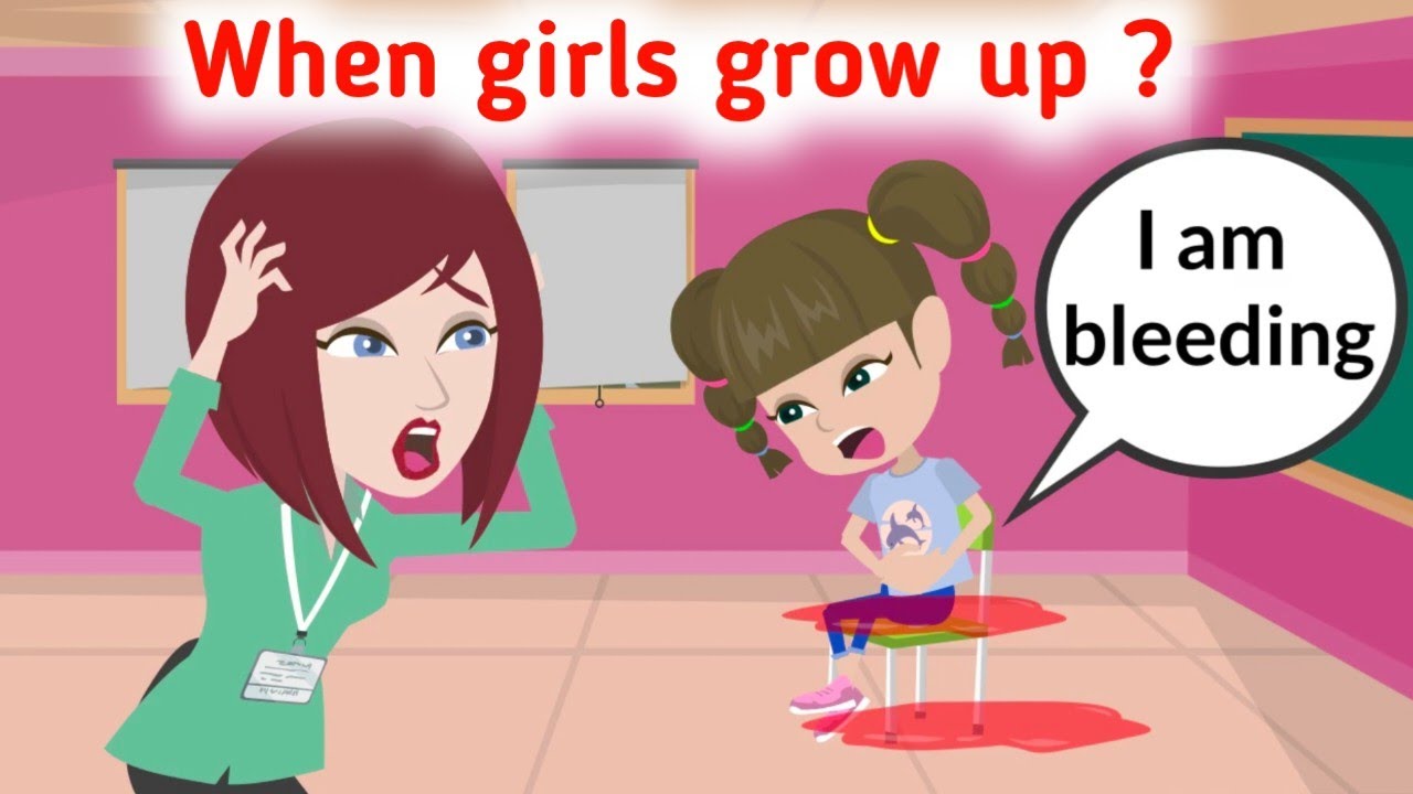 When girls grow up | English story | Animated stories | Learn English | Sunshine English