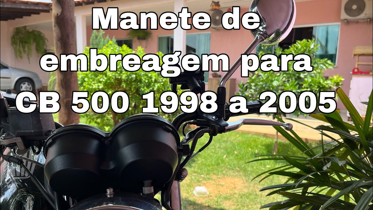 Trocando o Manete de embreagem da CB 500 1998 a 2005