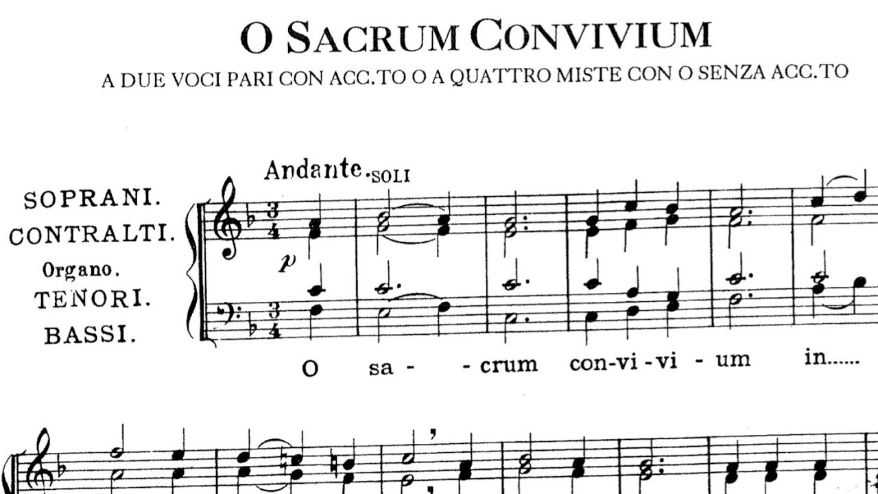 PEROSI - O Sacrum Convivium