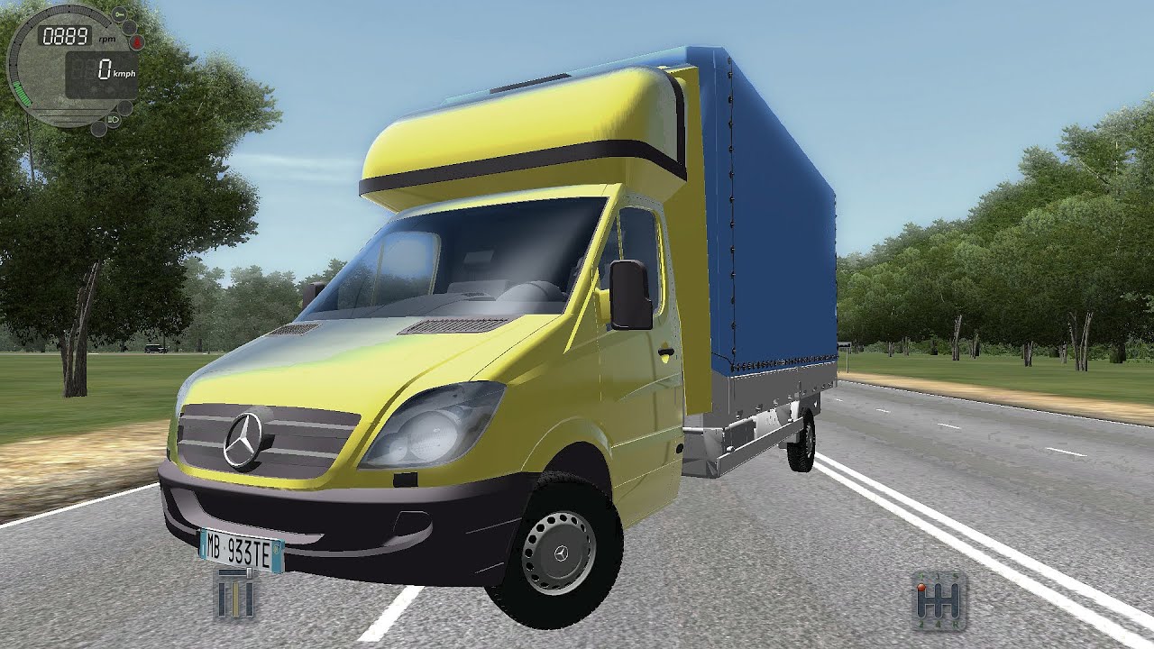 City Car Driving 1.5.0 Mercedes Sprinter 518 BOX [G27]