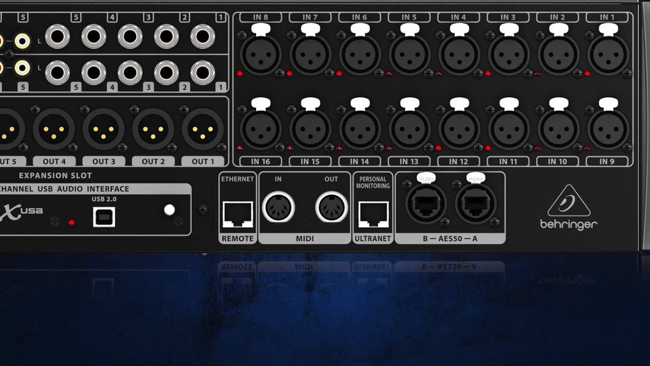 Behringer X32 RACK первый взгляд