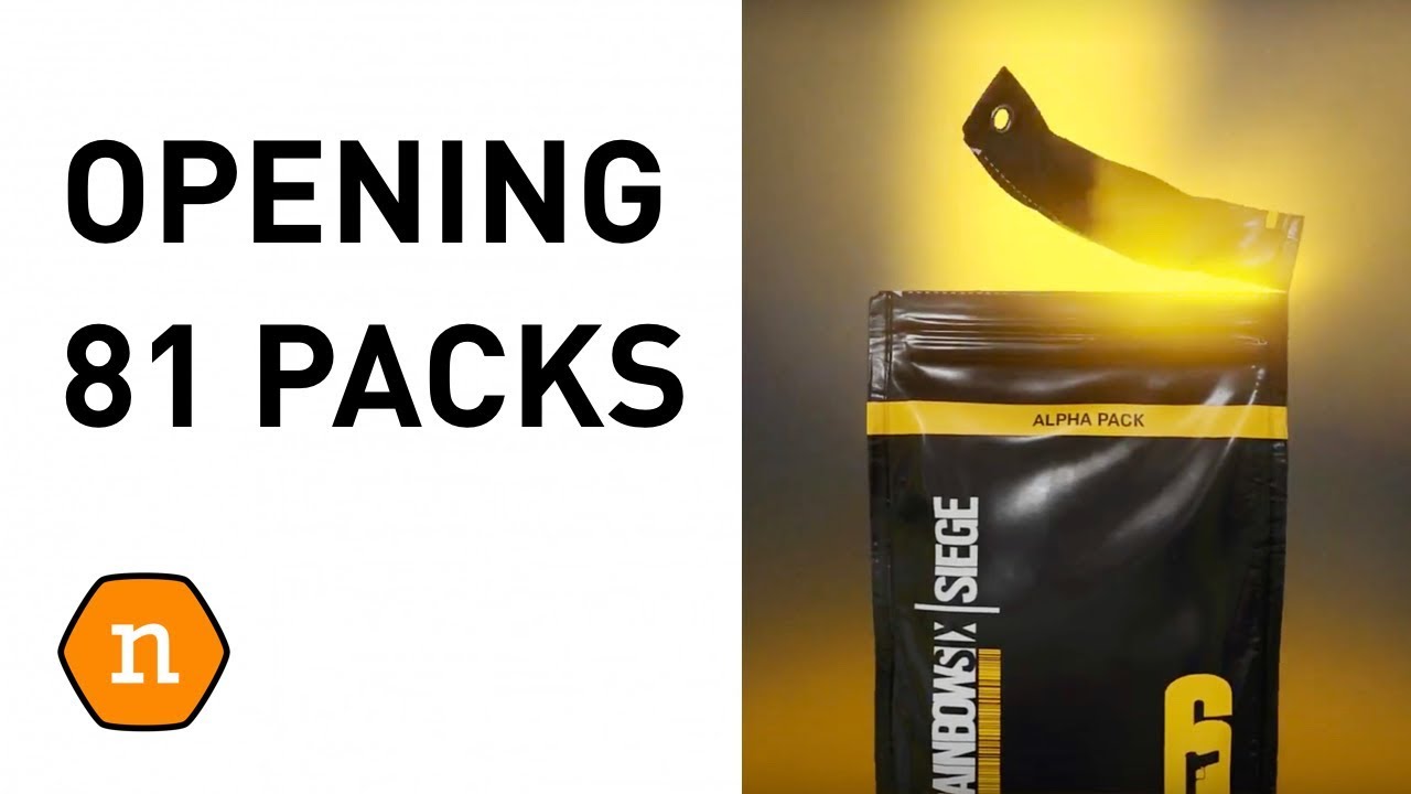 Opening 81 Alpha packs | Rainbow Six Siege season Para Bellum