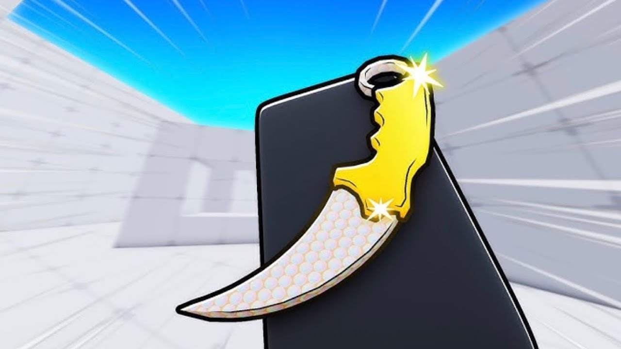 So I unlocked DIMOND KNIFE in Roblox Rivals..