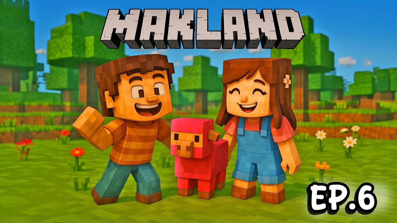 Minecraft Makland - Capítulo 6: Adoptamos a RICARDO, la Oveja Rosa 🐑 | Nuevo miembro en la familia