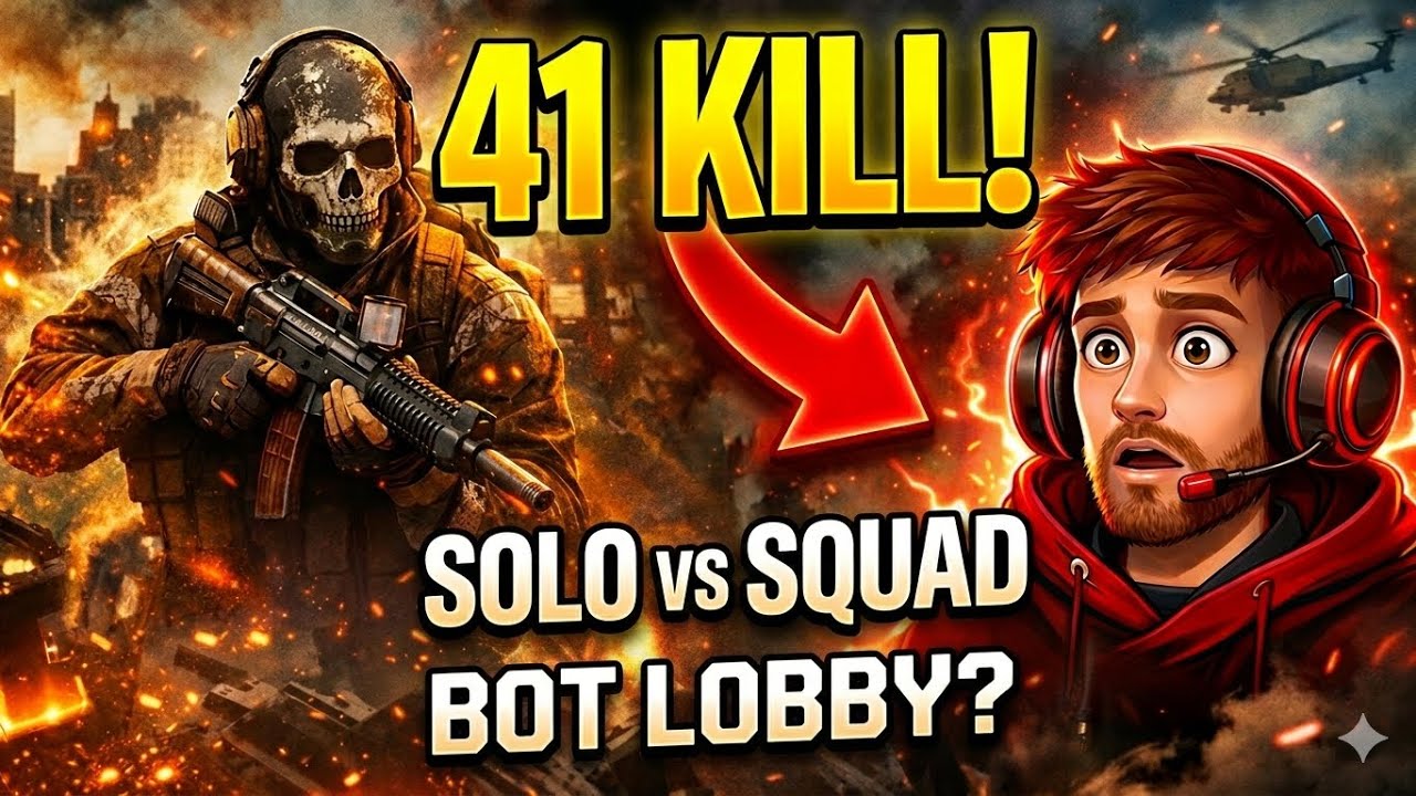 41 KILL?! 😱 Ho distrutto l'intera mappa in Solo vs Squad