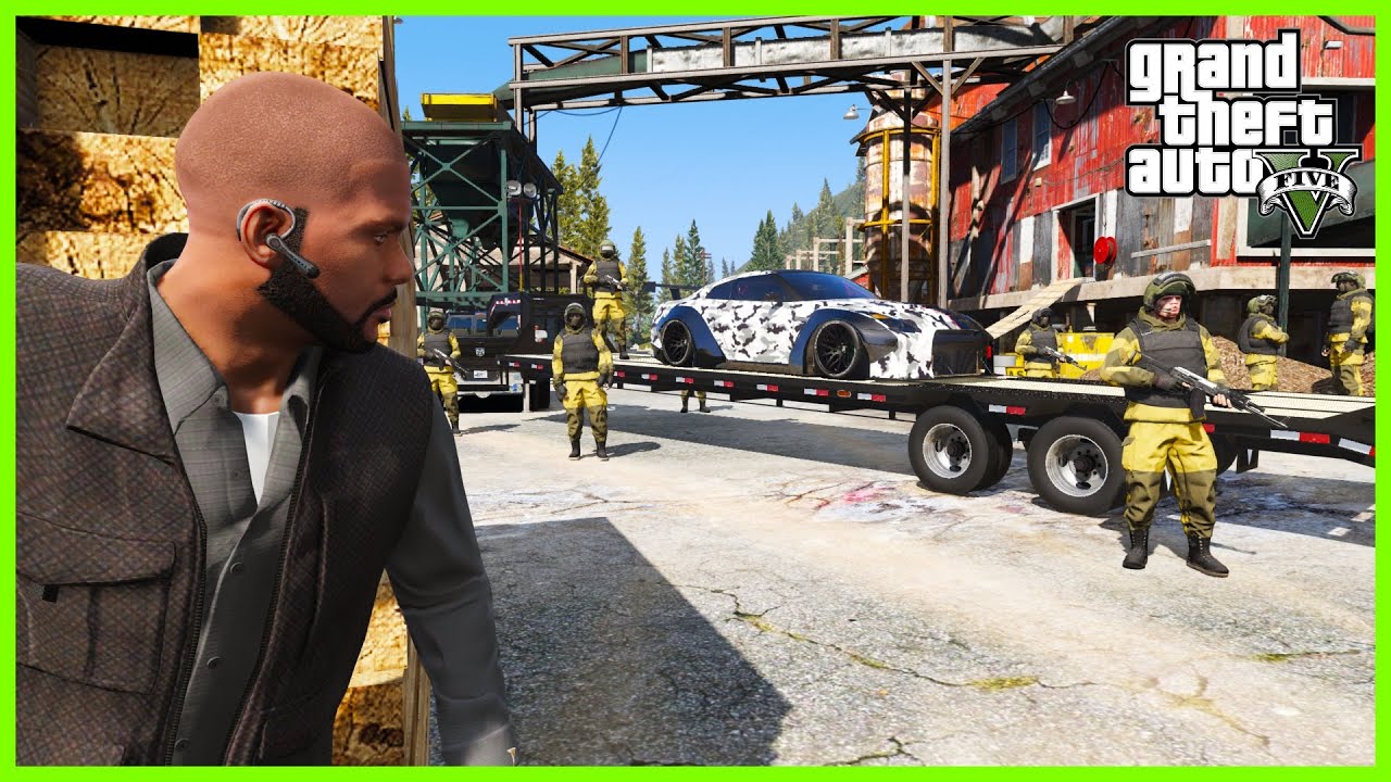 KRADU NEJPŘÍSNĚJI STŘEŽENÉ VOJENSKÉ AUTO V GTA 5! (GTA 5 Módy)