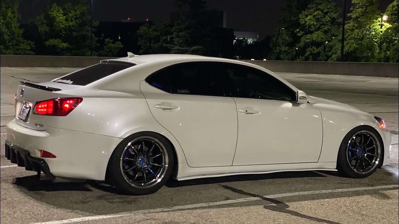 Койловеры Lexus IS350 Fortune Auto &mdash; диски Work Emotion ZR10