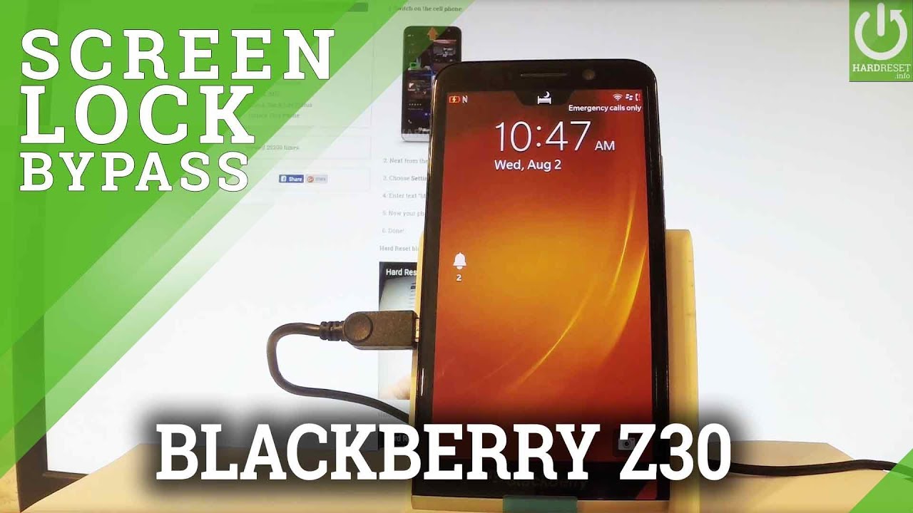 Как сделать полный сброс настроек BLACKBERRY Z30 — обойти пароль / форматировать