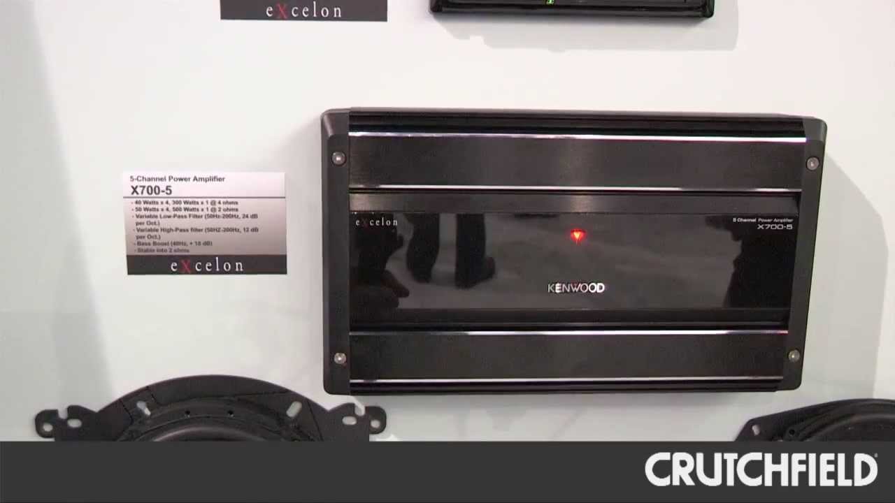 Kenwood Excelon X-series Amplifiers Overview | Crutchfield Video