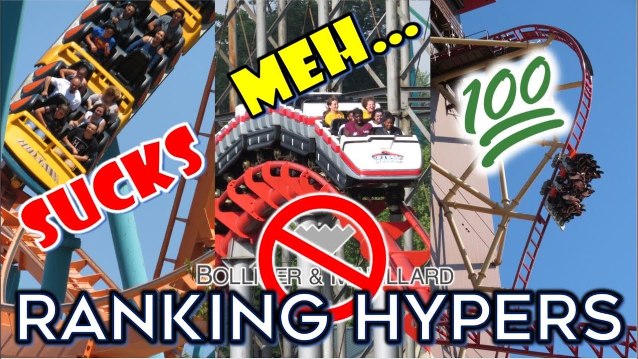 Ranking My Hyper Coasters (B&M Excluded) - The 200 Foot Club