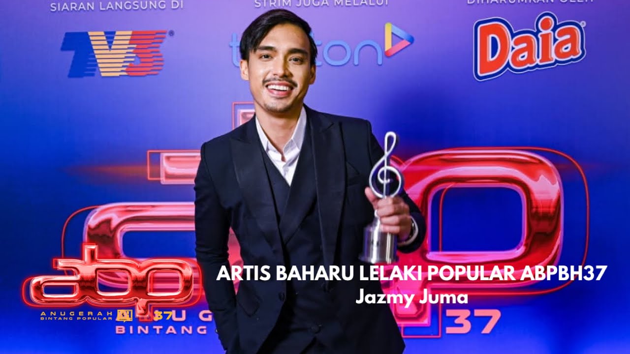UNCUT@MEDIA ROOM #ABPBH37 | KATEGORI  ARTIS BAHARU LELAKI POPULAR - Jazmy Juma