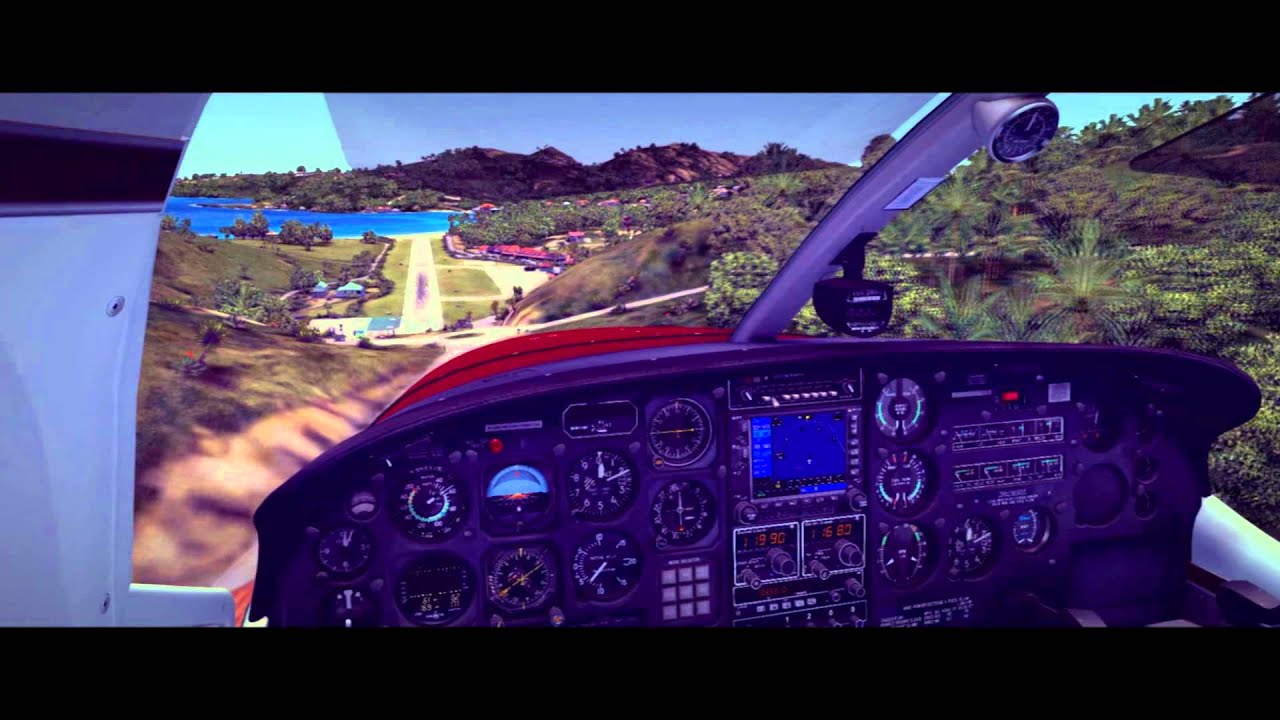 [FS9/FS2004] Carenado Cessna C337 Skymaster @ TFFJ RWY10 (1080p)