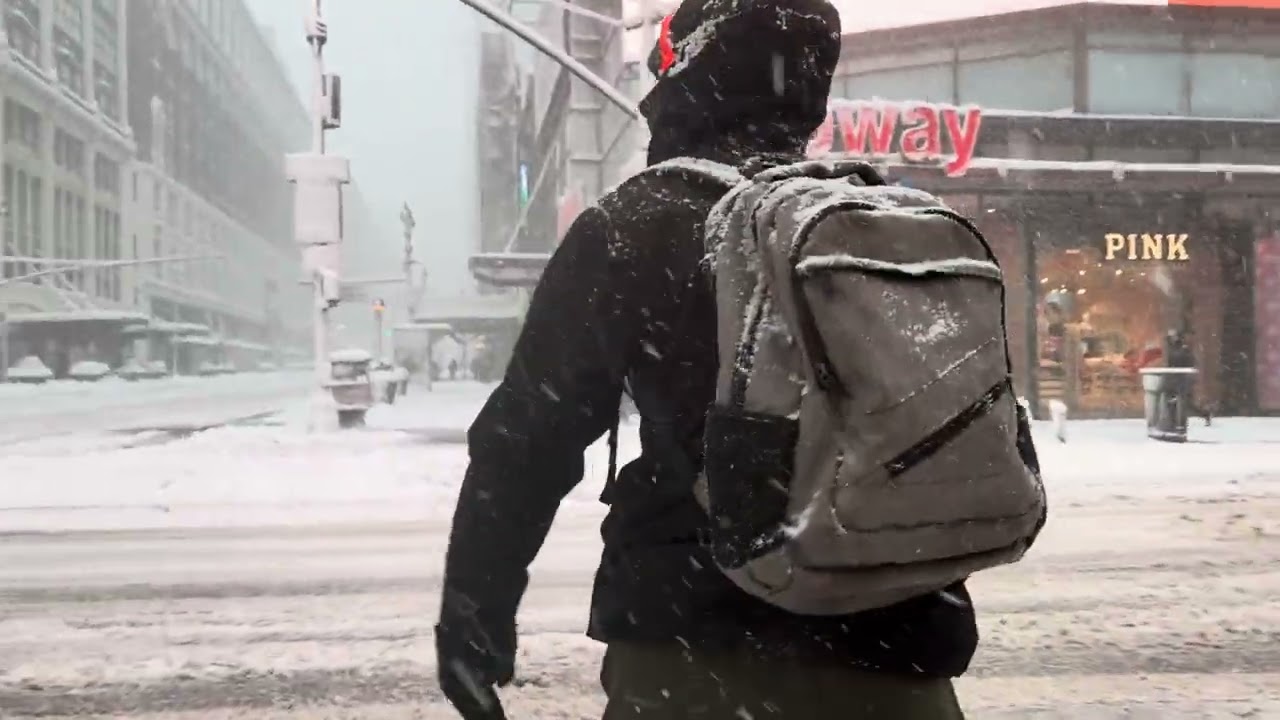 They say it as going to be a blizzard 🥶 ❄️ #NYC#blizzard#snow#snowstorm#weather#storm 