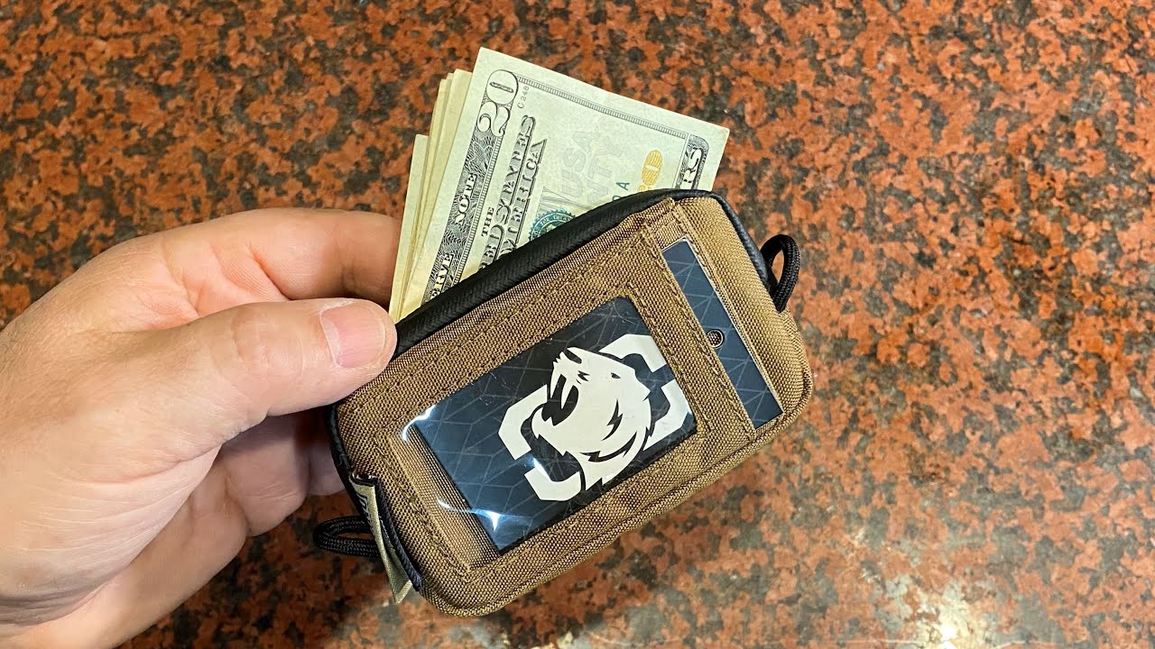 First in your Front Pocket! OneTigris Nylon Zippered Wallet with ID Window