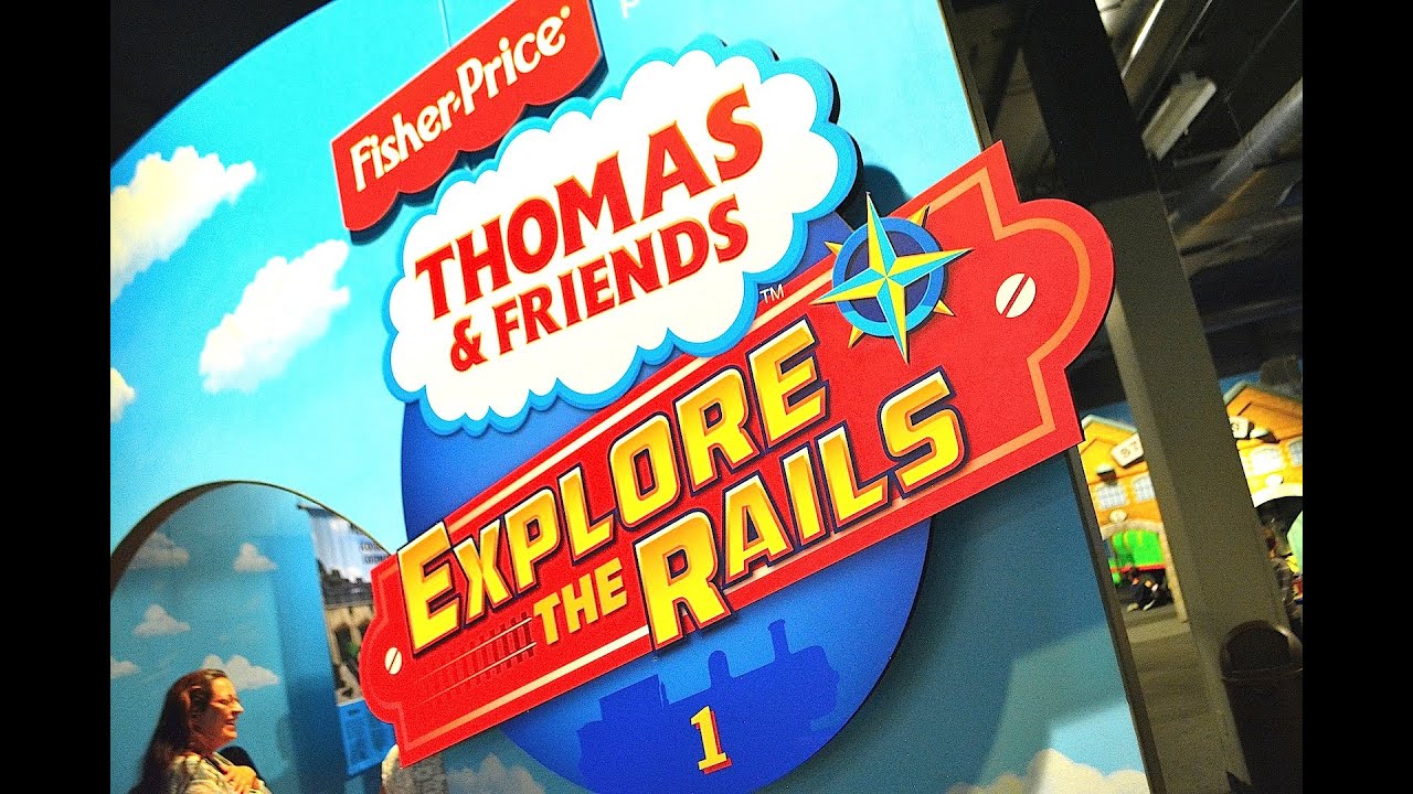 Thomas & Friends EXPLORE THE RAILS Fisher Price Exhibit Discovery Cube Orange County