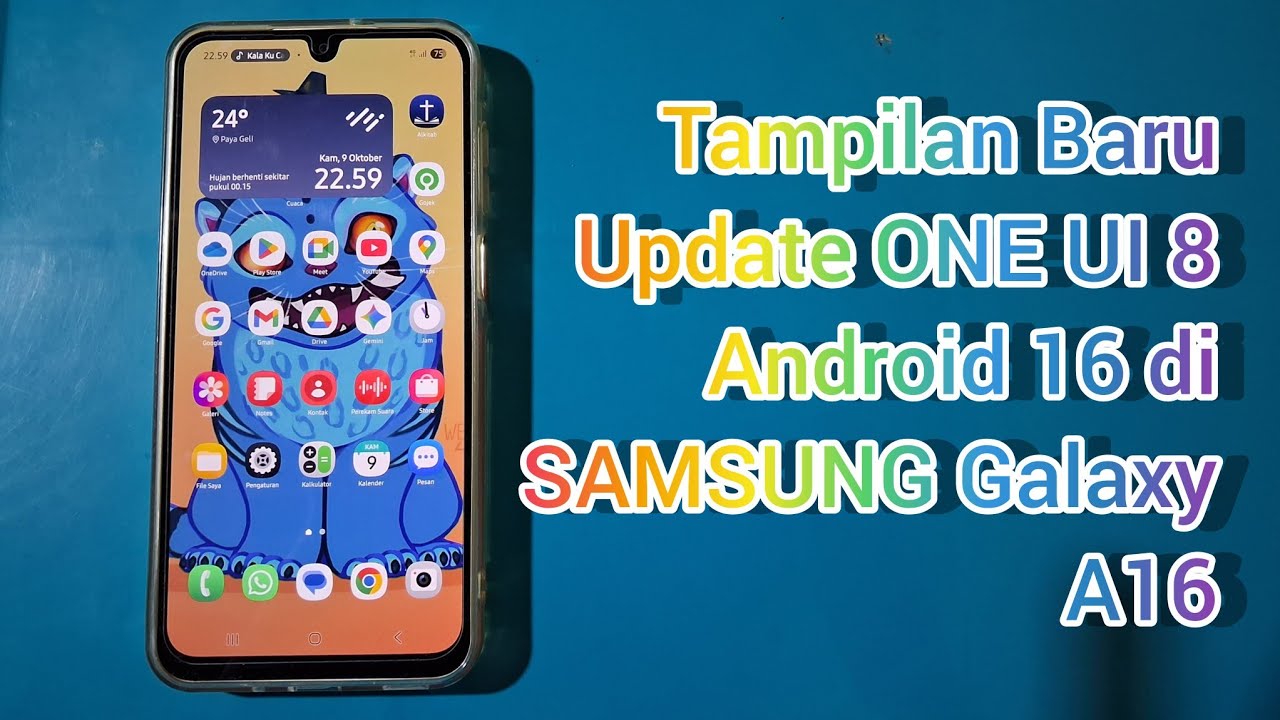 Tampilan Baru Update ONE UI 8 & Android 16 di SAMSUNG Galaxy A16