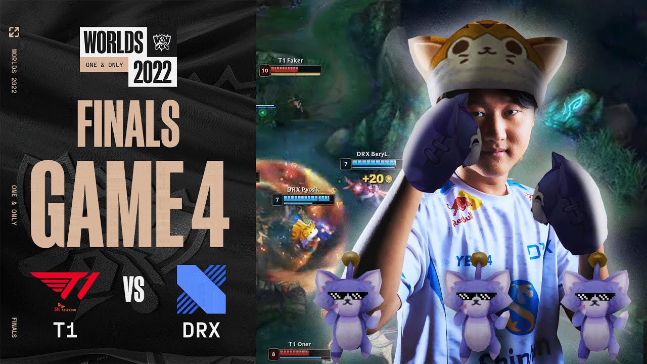 냥냥펀치 | T1 vs. DRX 게임4 하이라이트 | Finals | 11.06 | 2022 월드 챔피언십