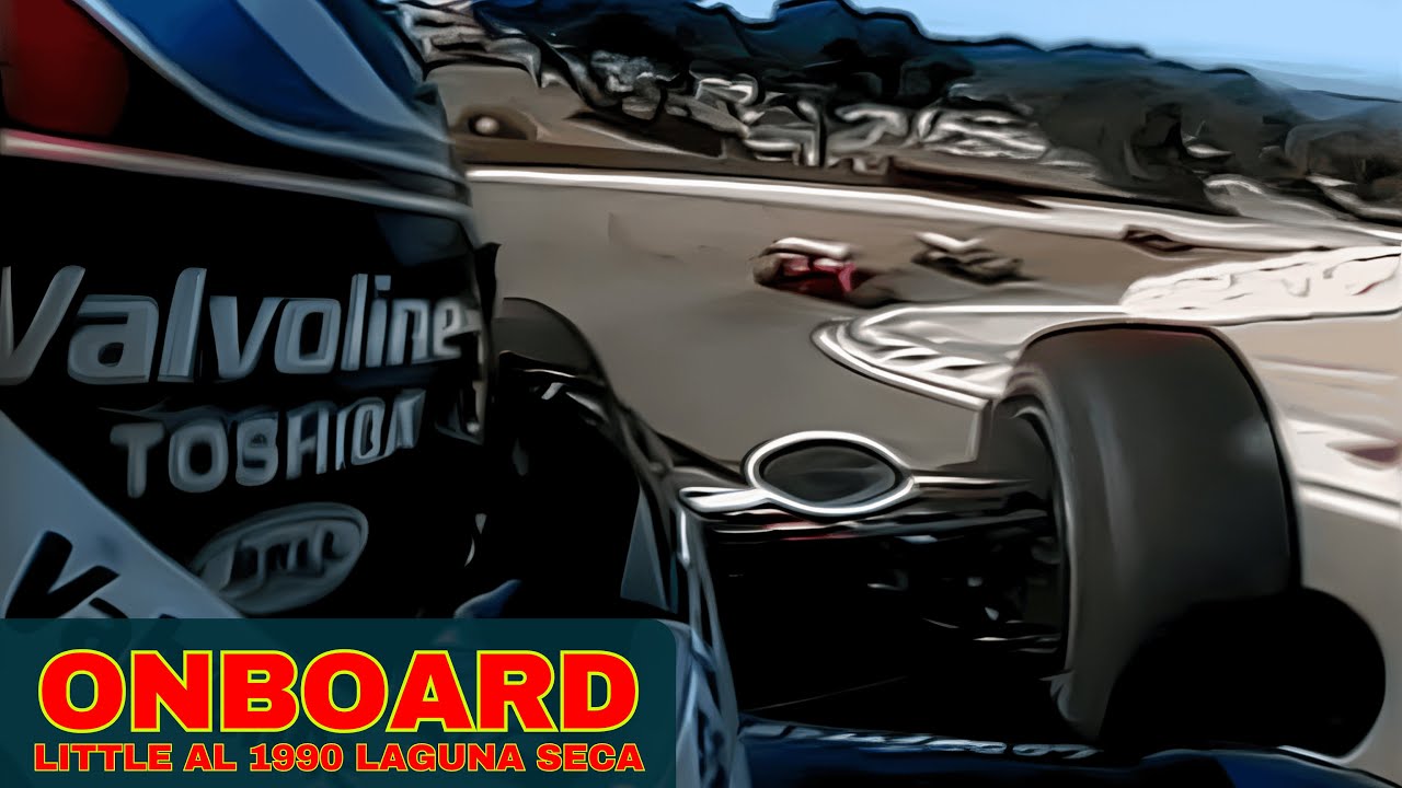 Al Unser Jr. Onboard 1990 CART Laguna Seca