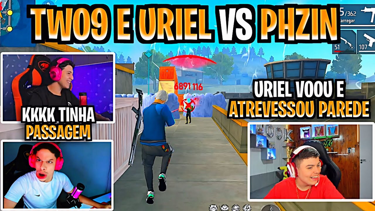 URIEL ATRAVESSANDO PAREDE! PHZIN FICOU REVOLTADO NO 2x2 APOSTADO 😳