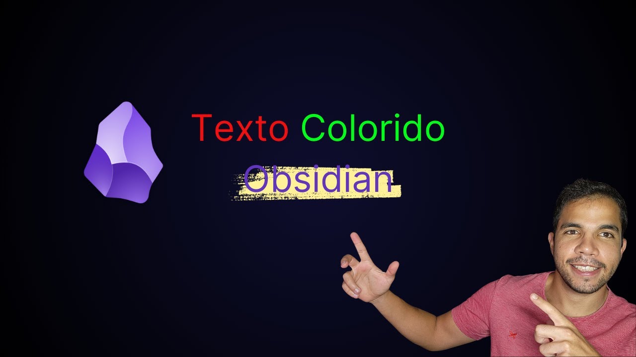 Como colorir o texto no Obsidian