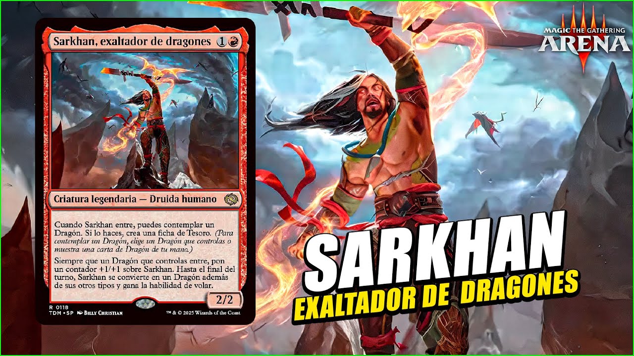 El MEJOR MAZO de: SARKHAN, EXALTADOR DE DRAGONES // MAGIC THE GATHERING ARENA