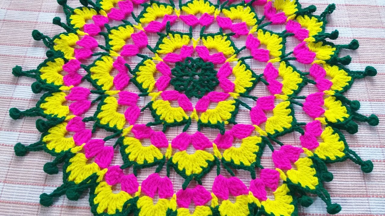 Thalposh ke design, crochet Thalpos for beginners, crosia design thalposh, #283,by|Santosh All Art |