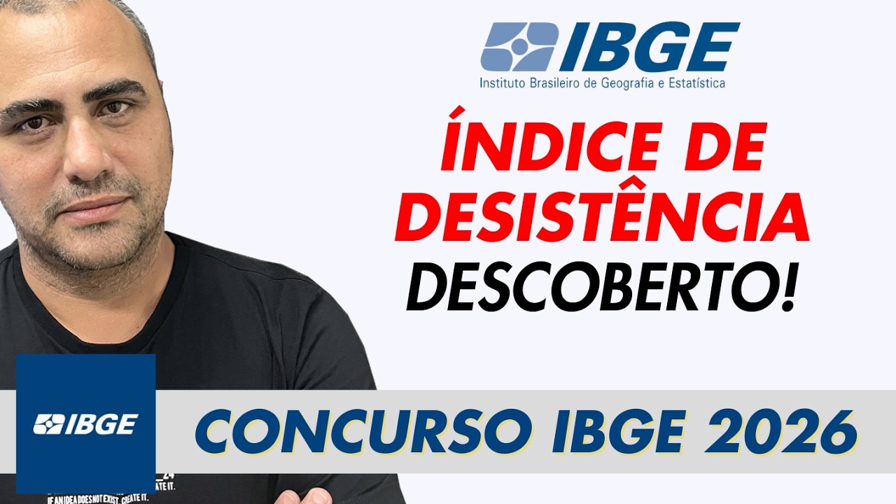 Desistência do concurso do IBGE 2026